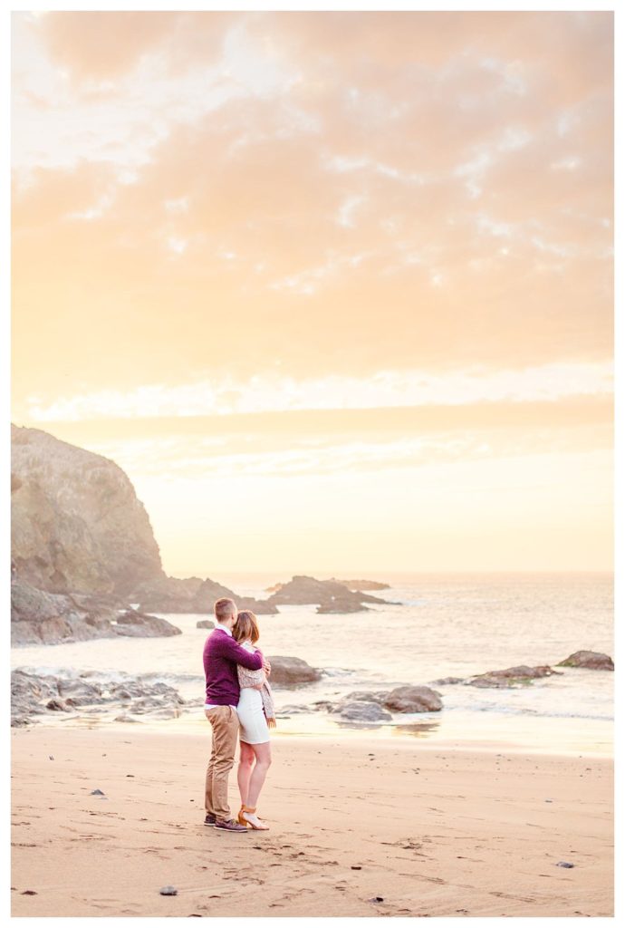 marin headlands engagement photos