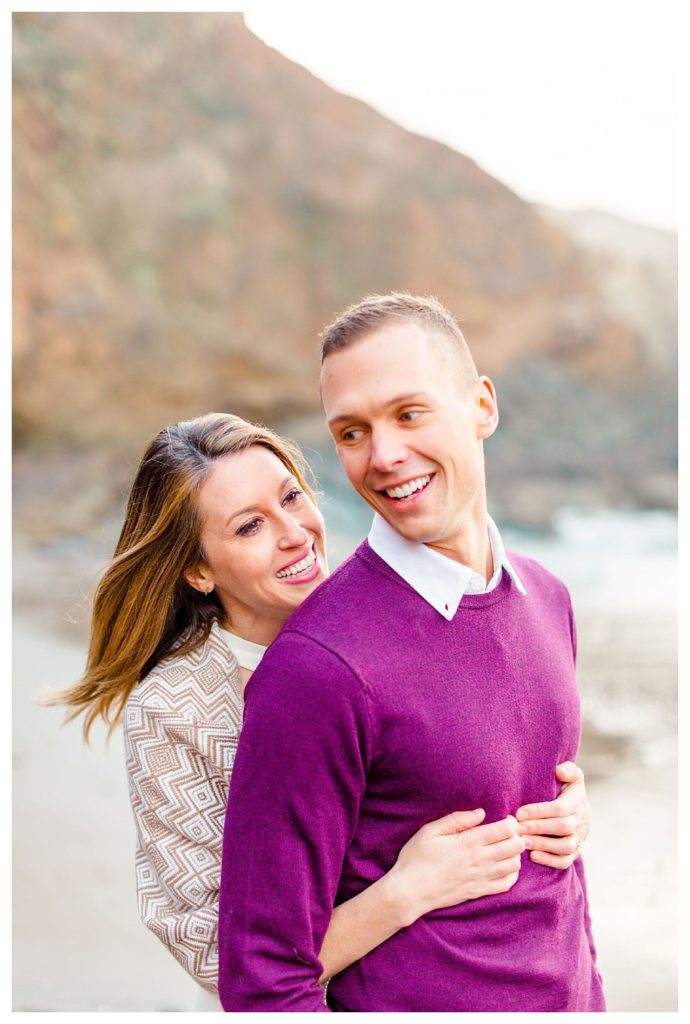 marin headlands engagement photos