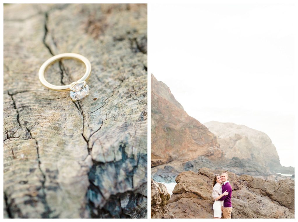 marin headlands engagement photos