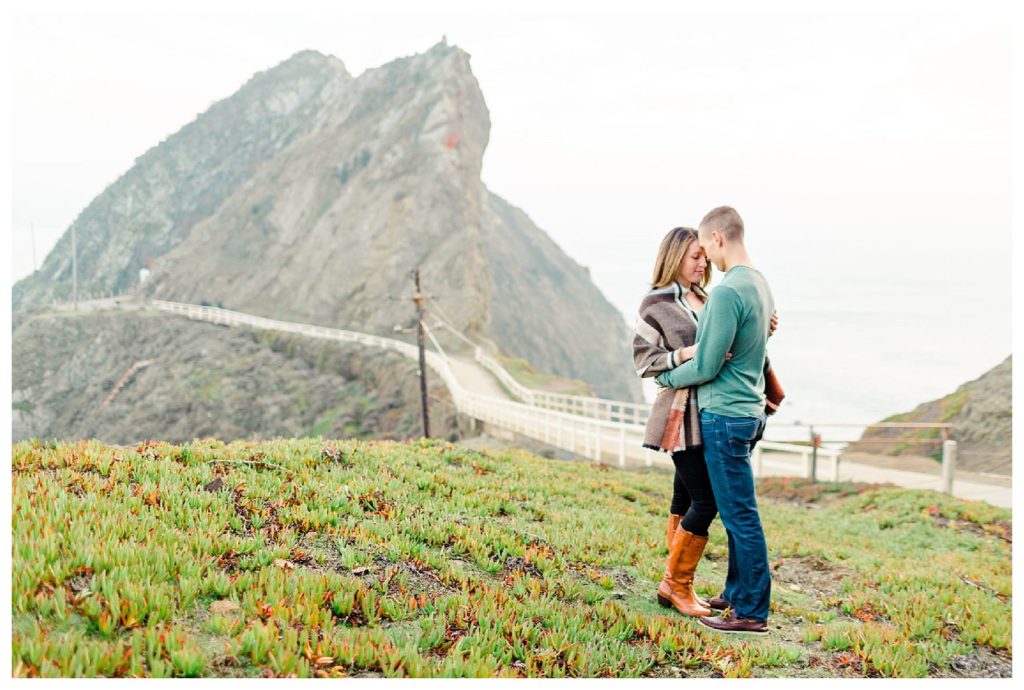 marin headlands engagement photos