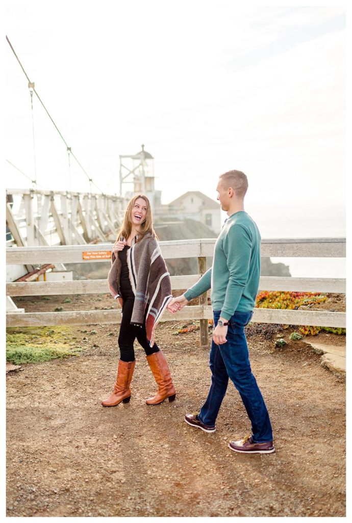 marin headlands engagement photos