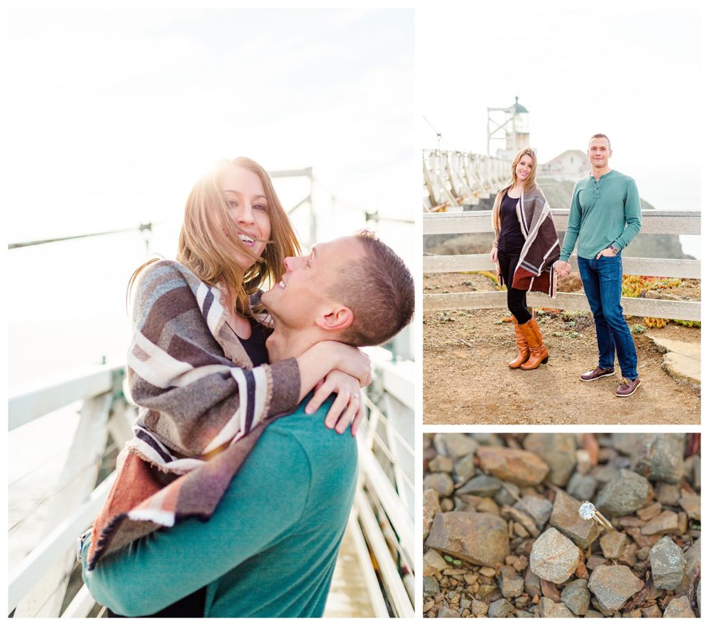 marin headlands engagement photos