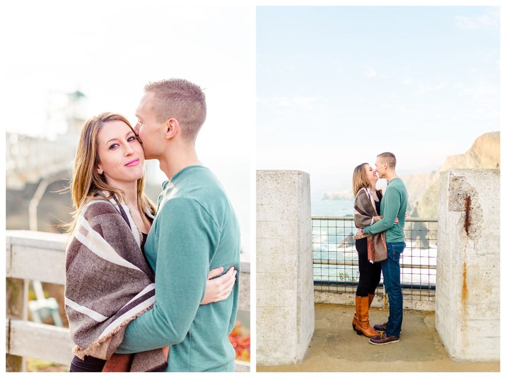 marin headlands engagement photos