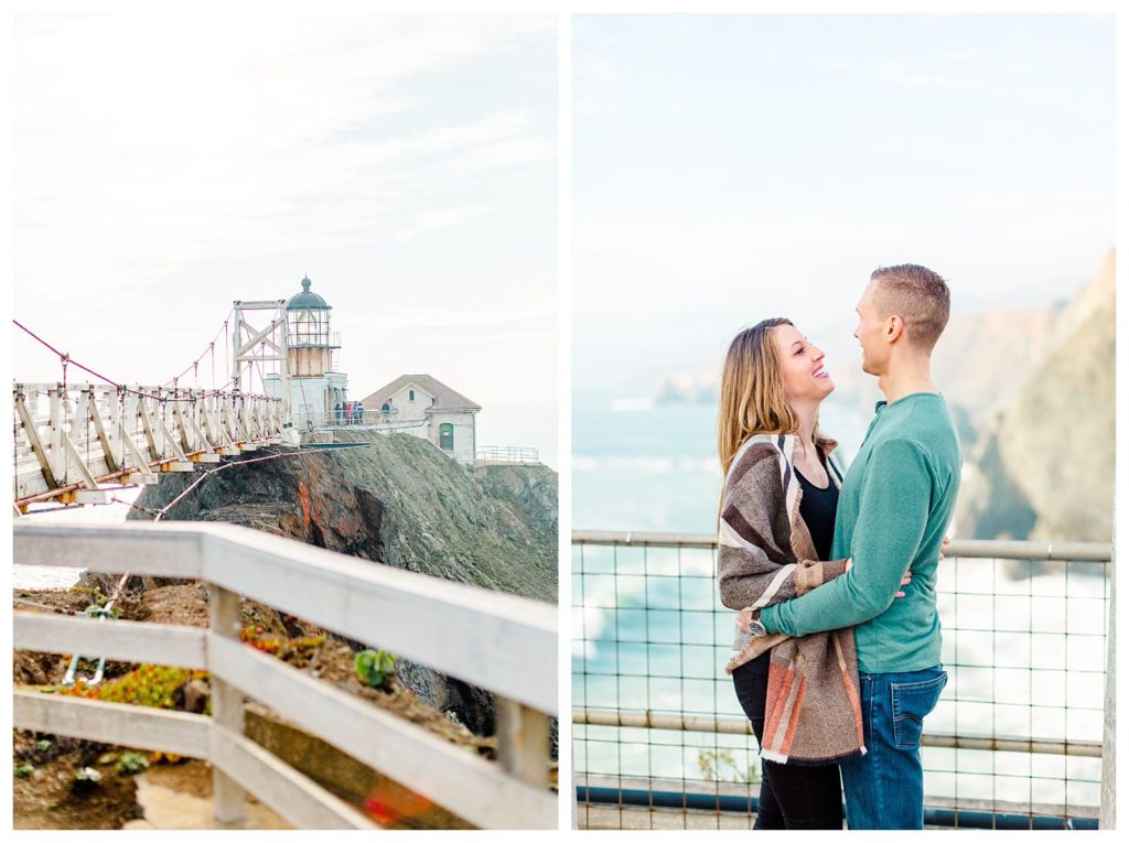 marin headlands engagement photos