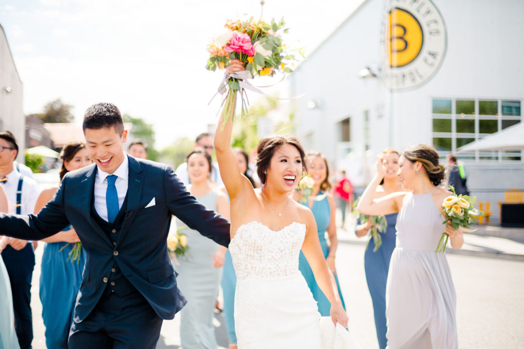 timeline of a wedding reception